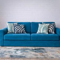 Divano Letto mod. Maggie (CONFALONE) Blu Turchese