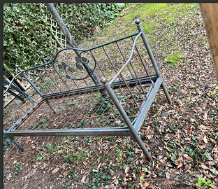 RARITA':DIVANOfranceseGIARDINOferroBATTUTOxixSECOL