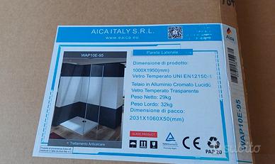 box doccia nuovo della Aica 70X100X195