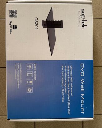 Mensola porta DVD/decoder a parete Suptek CS201