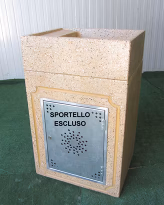 lavello con mobile in cemento