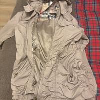 giacca leggera beige burberry bambina ragazza