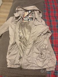 giacca leggera beige burberry bambina ragazza