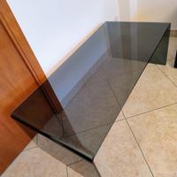 Tavolino da salotto in cristallo