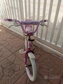 bici bambina taglia 16