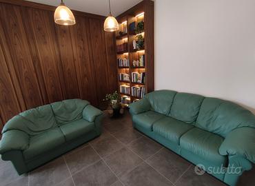 Coppia divani vera pelle Divani&Divani