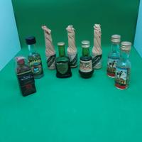  8 bottiglie  di liquore mignon vintage