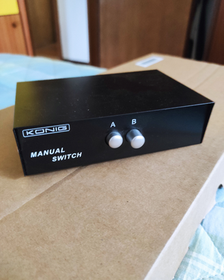Switch manuale ethernet Konig