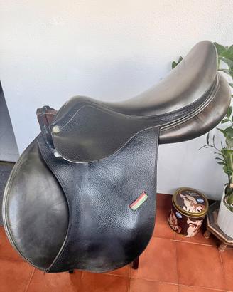 Sella equestro da salto misura 17,5