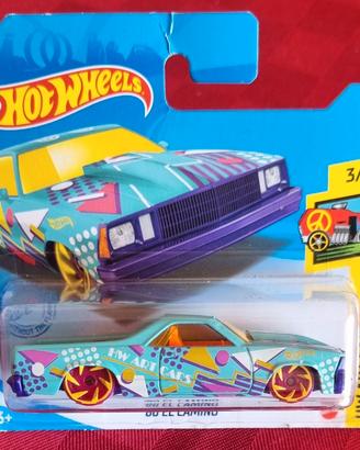 Hot Wheels '80 EL CAMINO - HW ART CARS 2021 -Nuovo