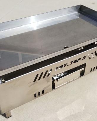 Piastra cottura FRY-TOP acciaio inox
