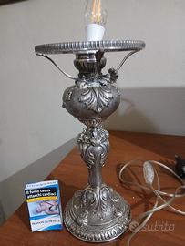lampada in argento 800