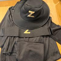 Costume carnevale Zorrro 4 anni