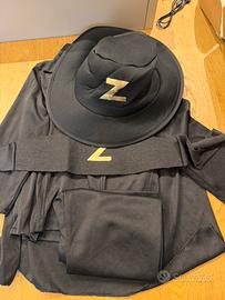 Costume carnevale Zorrro 4 anni