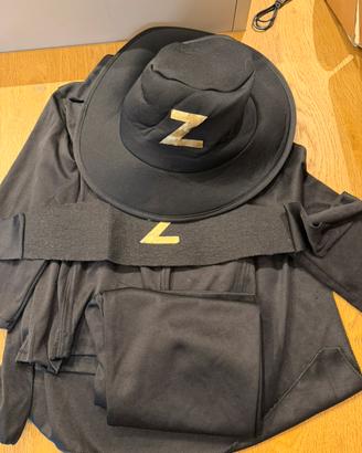Costume carnevale Zorrro 4 anni