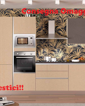 Cucina componibile lineare L.365  cm