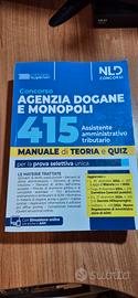 libro per concorso agenzia dogane e monopoli usato