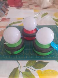 3 lampade a batterie