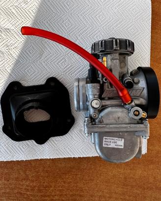 Carburatore 35 Keihin PWK e collettore