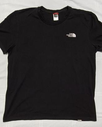 T-shirt The North Face Nera Uomo Tg. L 100% Cotone