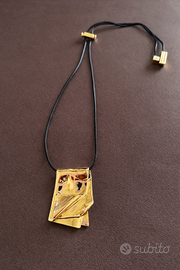 Collana Adolfo Domínguez pendente dorato