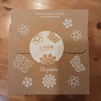 Set 3 lavette con cestino THUN - linea Elegance