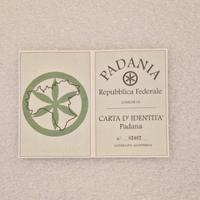 Carta d'identità virtuale della Padania anni 90