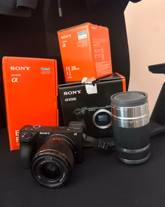 Fitocamera Sony alpha 6500 + 2 obiettivi