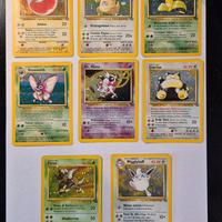 lotto Carte Pokémon holo set jungle anni 90