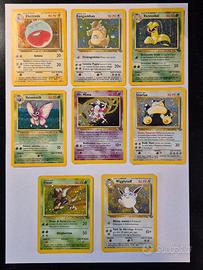 lotto Carte Pokémon holo set jungle anni 90