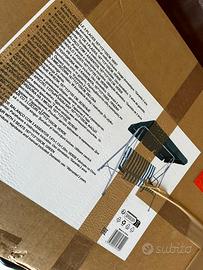 Divano a dondolo da giardino 3 posti nuovo