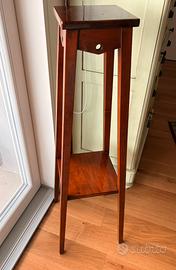 Alzatina porta fiori in noce