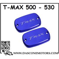 COPPIA COPERCHI FRENI TMAX 2004 2019 500 530 BLU'