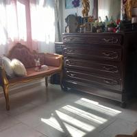 divanetto velluto rosa antico