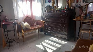 divanetto velluto rosa antico