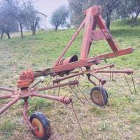 Girello per fieno a due giranti