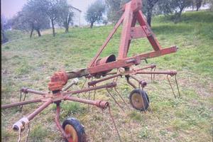 Girello per fieno a due giranti