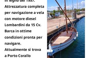 Gozzo a vela e motore