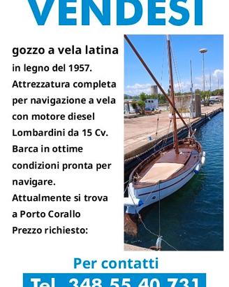 Gozzo a vela e motore