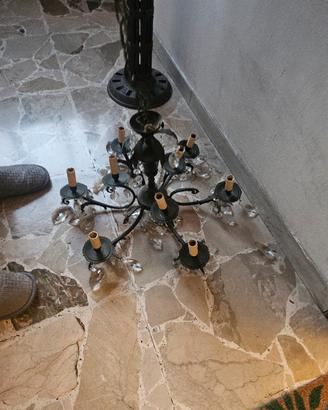 lampadario in ottone 