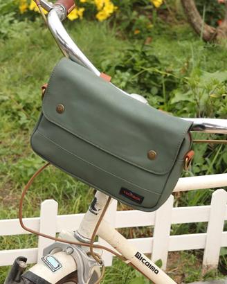 Borsa per manubrio in tela impermeabile