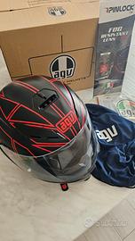 Casco K-5 S AGV E2205 Multi PLK Hero Black/Red