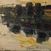 Olio su tela d autore originale certificato