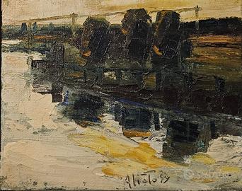 Olio su tela d autore originale certificato