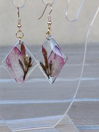Orecchini Frammenti di orchidee