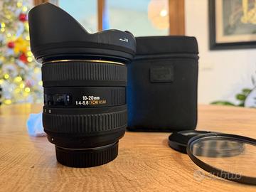 SIGMA 10-20 F4-5.6 EX DC sld attacco Nikon