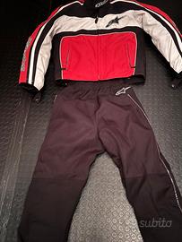 Completo Moto Alpinestars (M/S) + Stivali e guanti