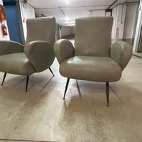 Poltrone anni 50 60 stile Nino Zoncada