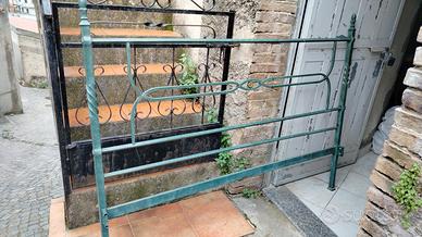 letto in ferro battuto 