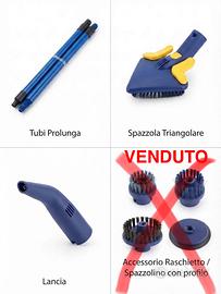 Set ricambi per pulitore a vapore Birba